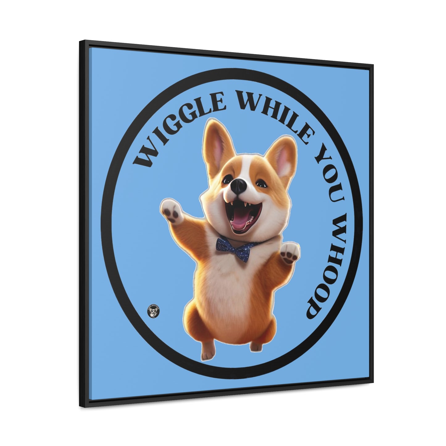 Wiggle While You Whoop - Framed on Canvas