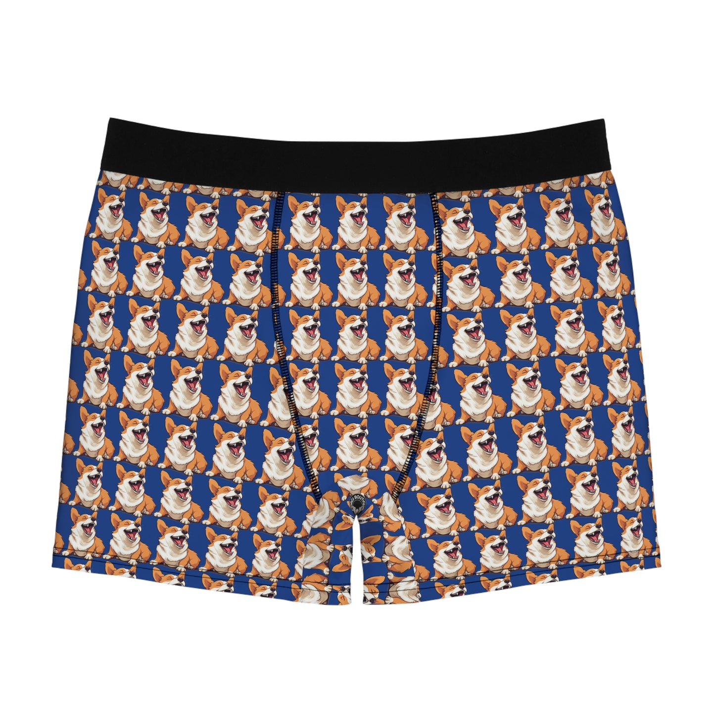 Comical Corgi Mosaic Boxer Briefs