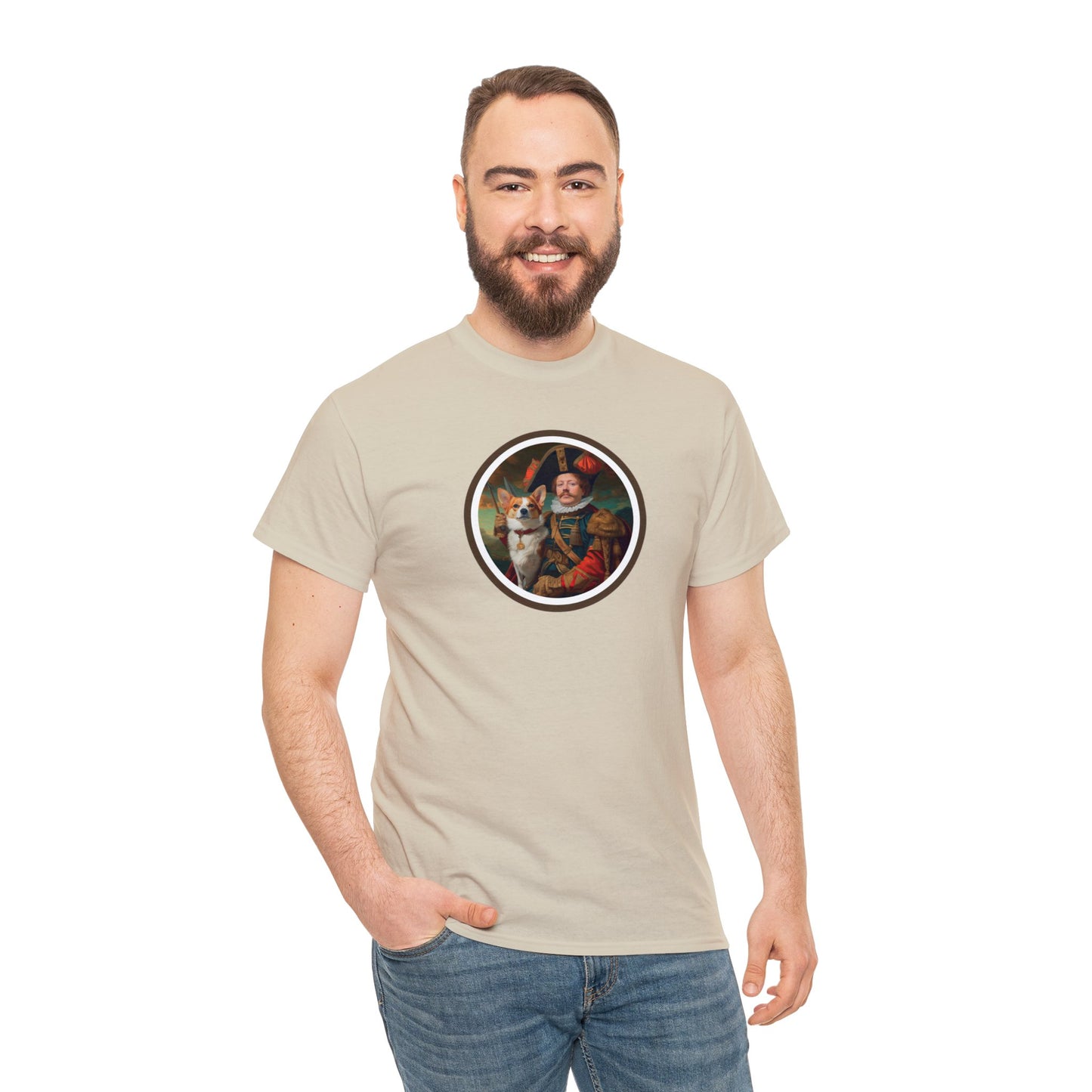 First Royal Corgi - Unisex Heavy Cotton Tee
