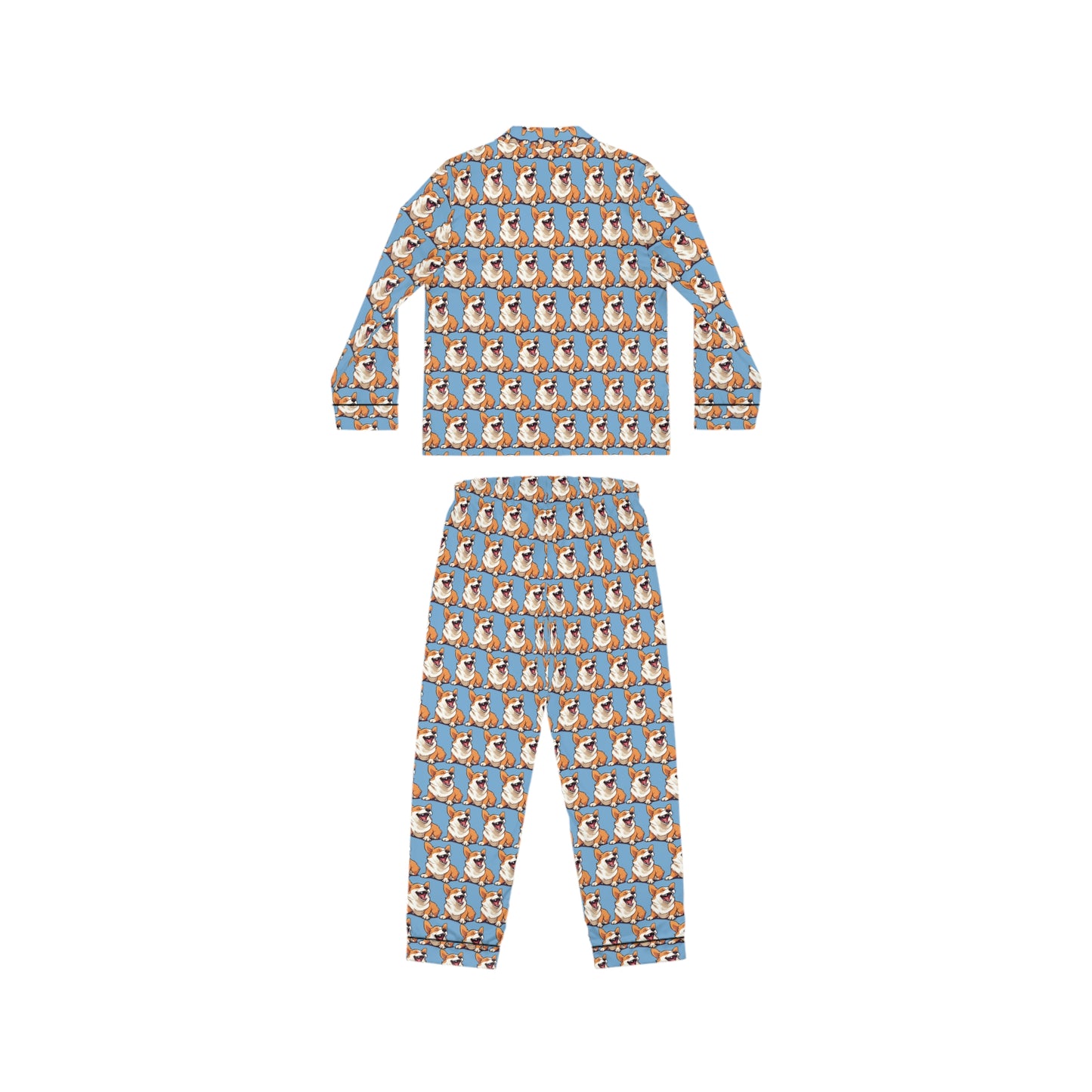 Comical Corgi Silky Pajamas