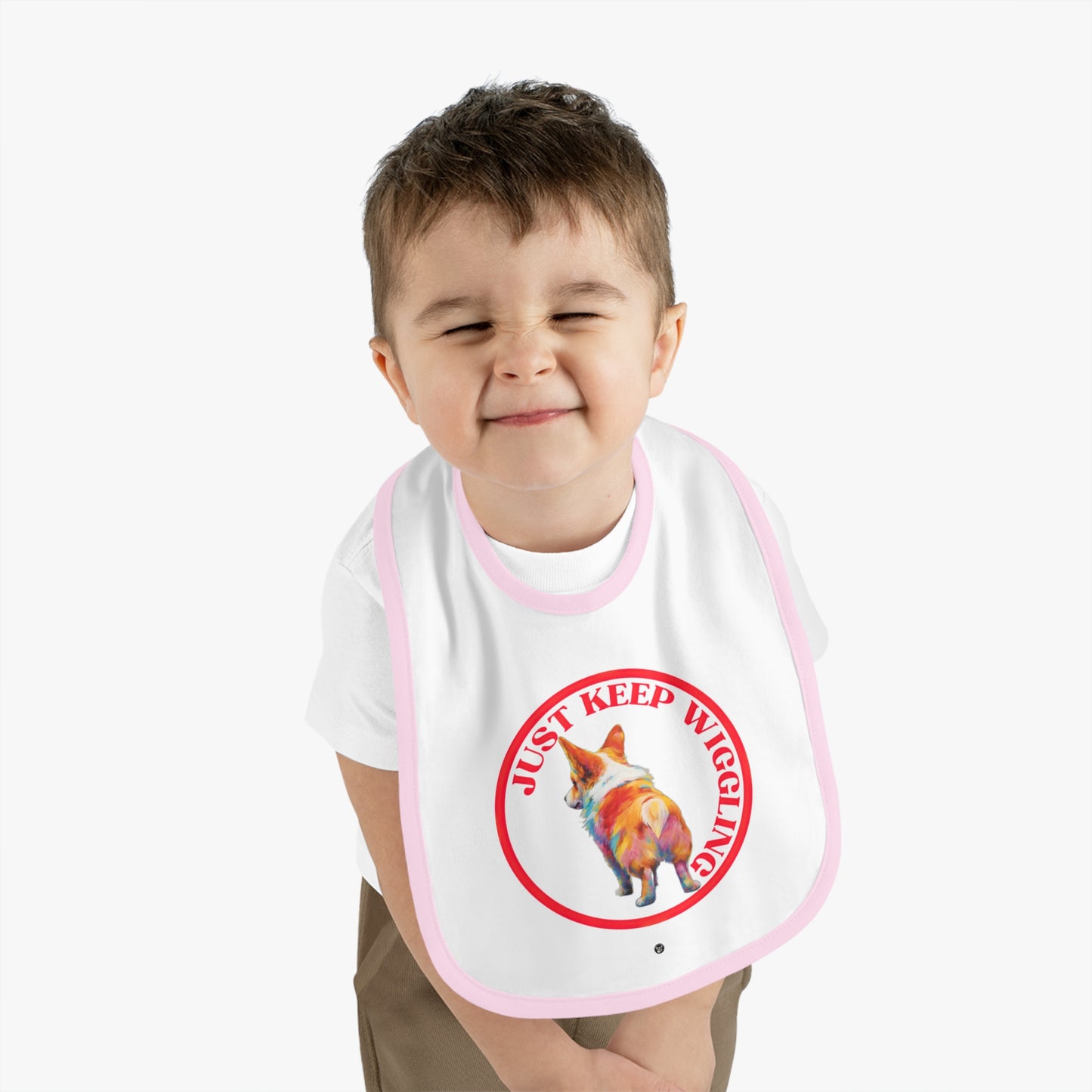 Just Keep Wiggling - Baby Bib