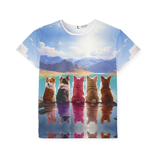 Corgi Lake Kid's Sports Tee