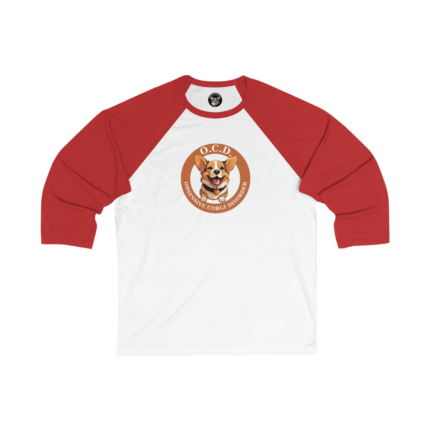 O.C.D. Obsessive Corgi Disorder - Baseball Shirt