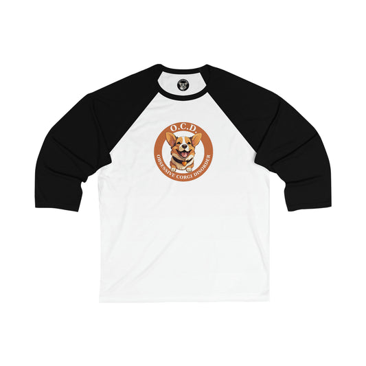 O.C.D. Obsessive Corgi Disorder - Baseball Shirt