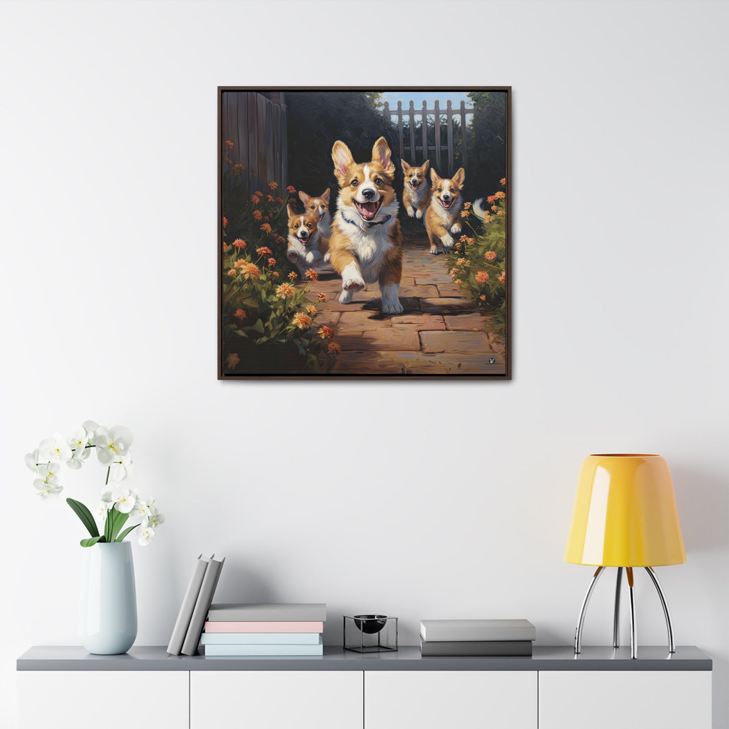 Welcome Home - Framed on Canvas