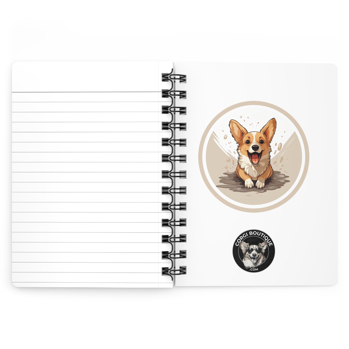 Corgi Cuteness - Spiral Bound Notebook