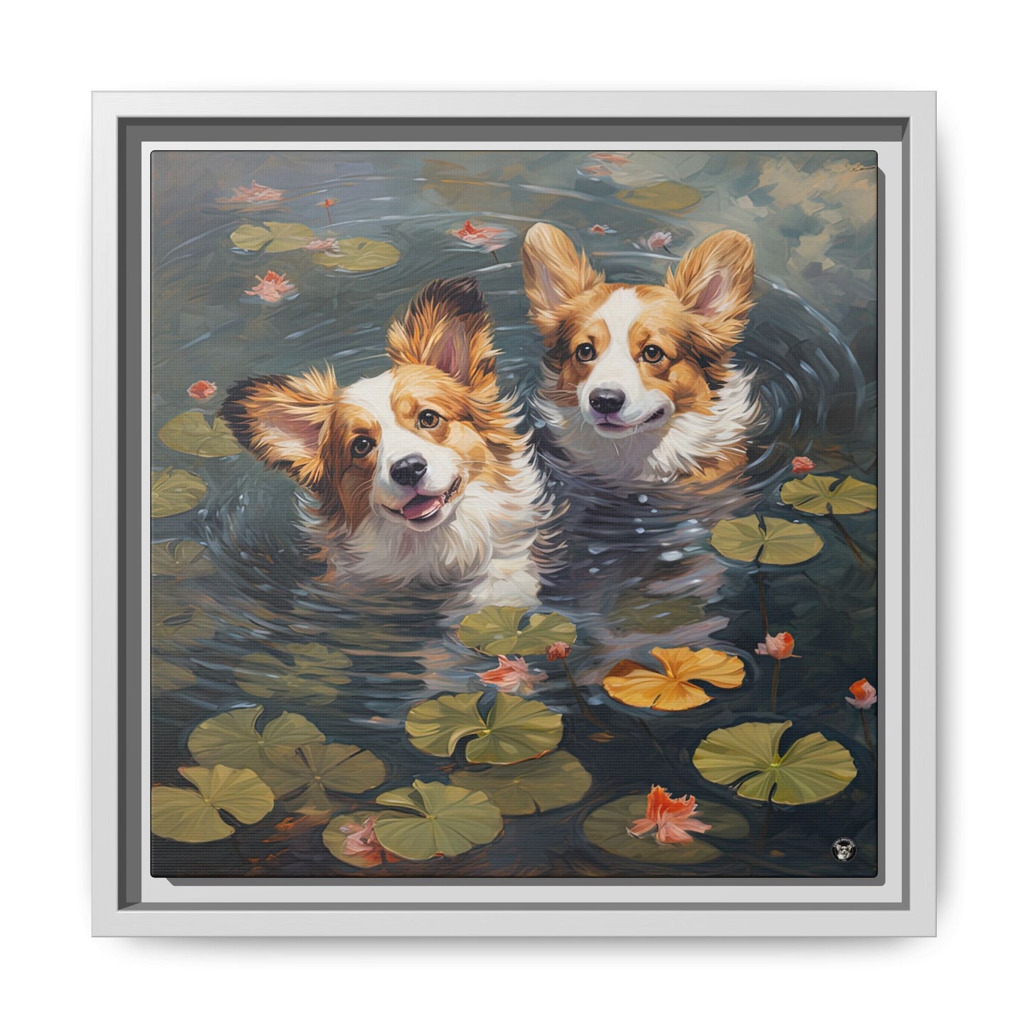 Pond Pups on Canvas