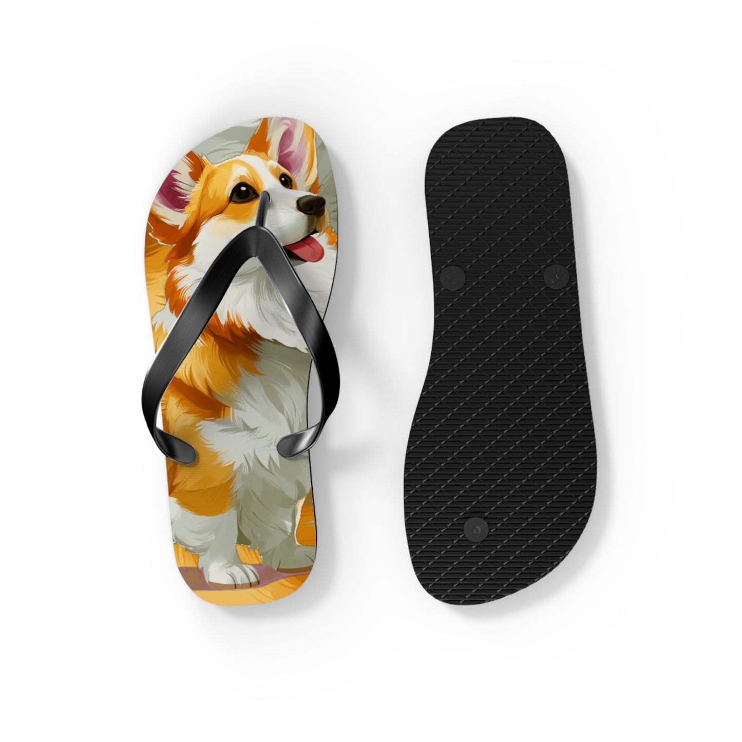 Classic Corgi Flip-Flops