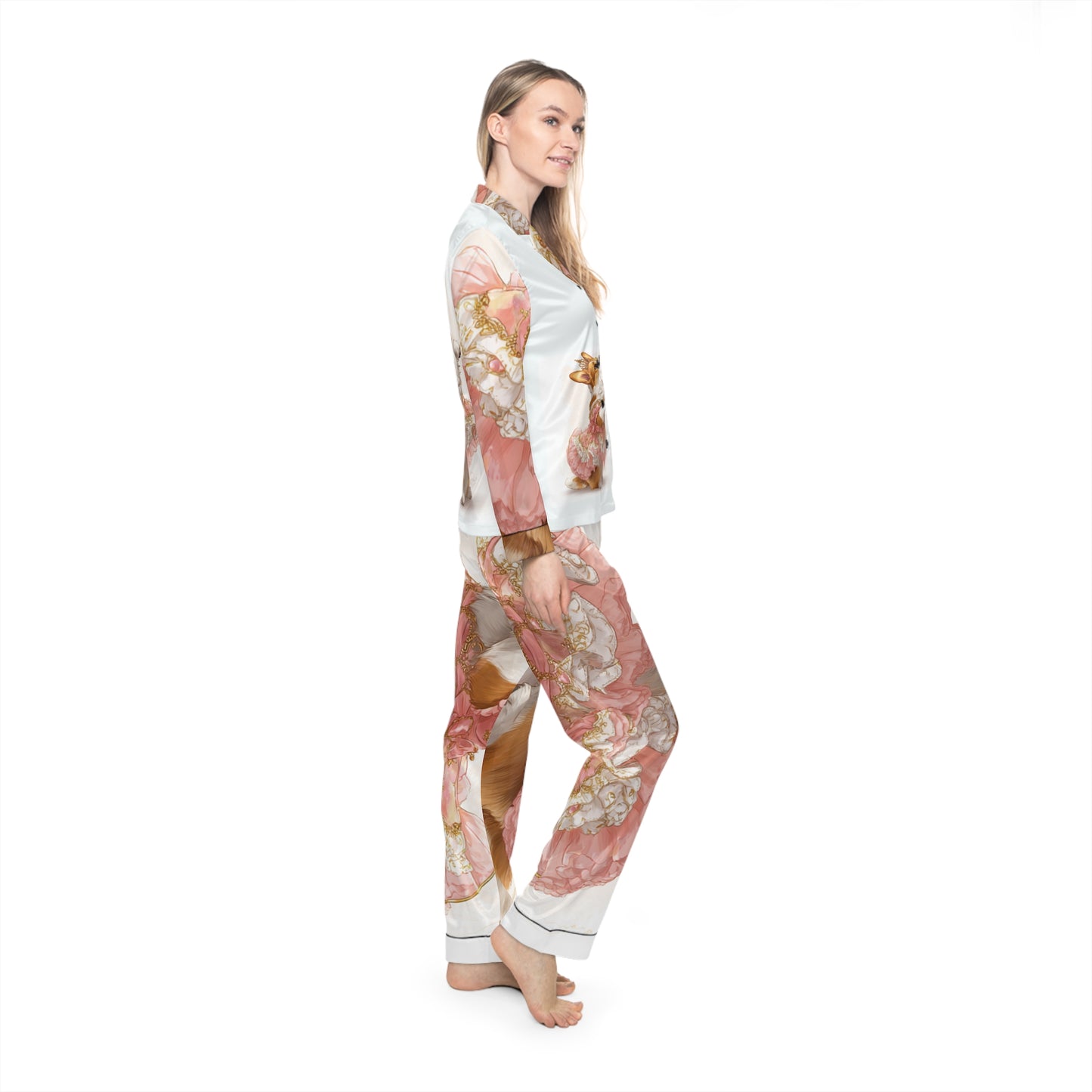 Princess Corgi Silky Pajamas