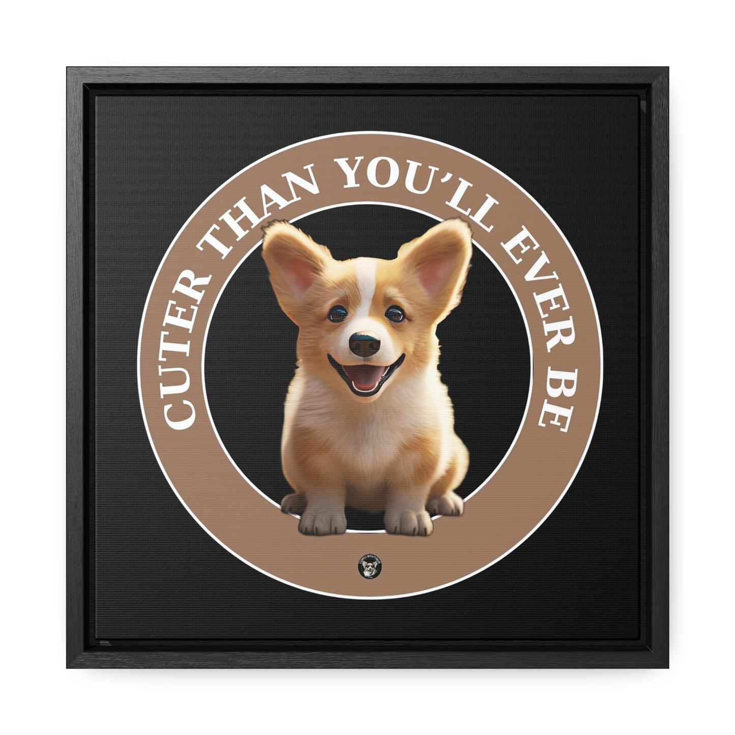 Cuter Than You - Framed on Canvas