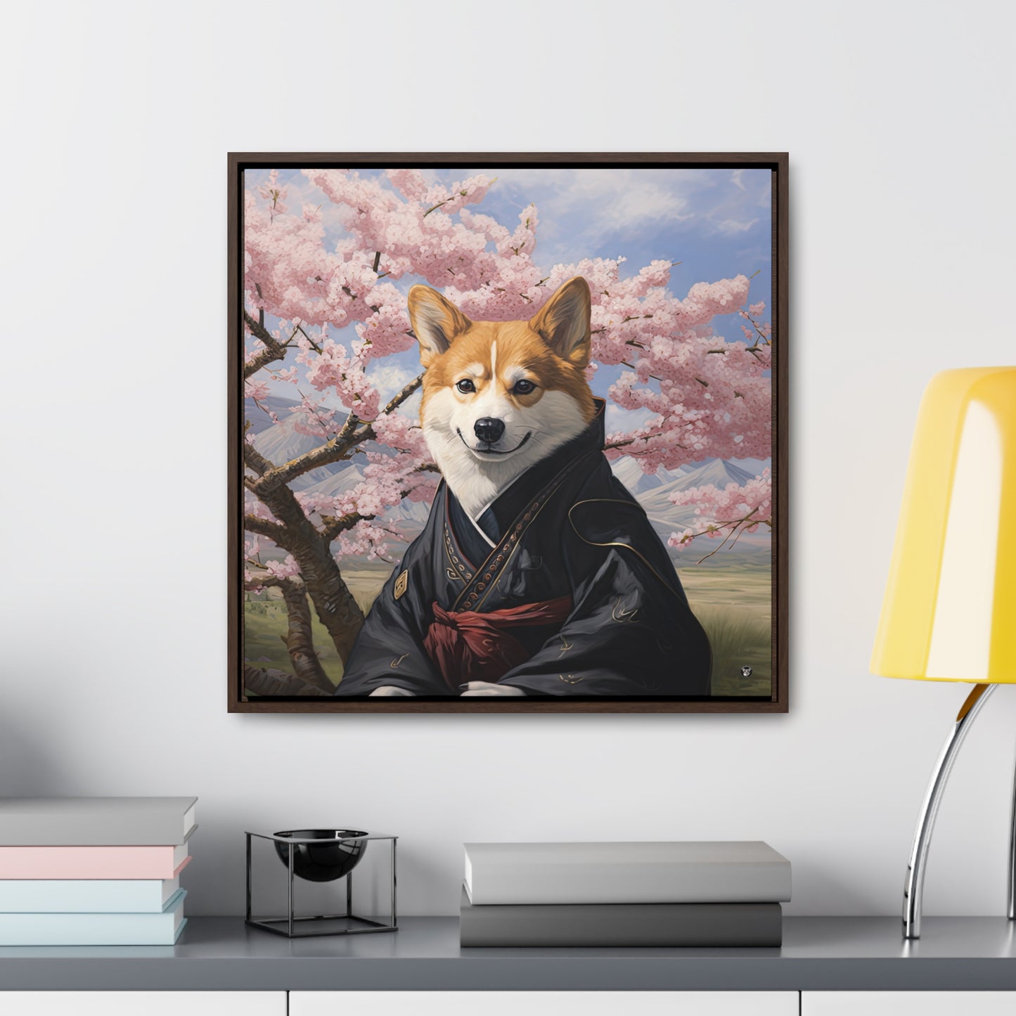 Zendog - Framed on Canvas