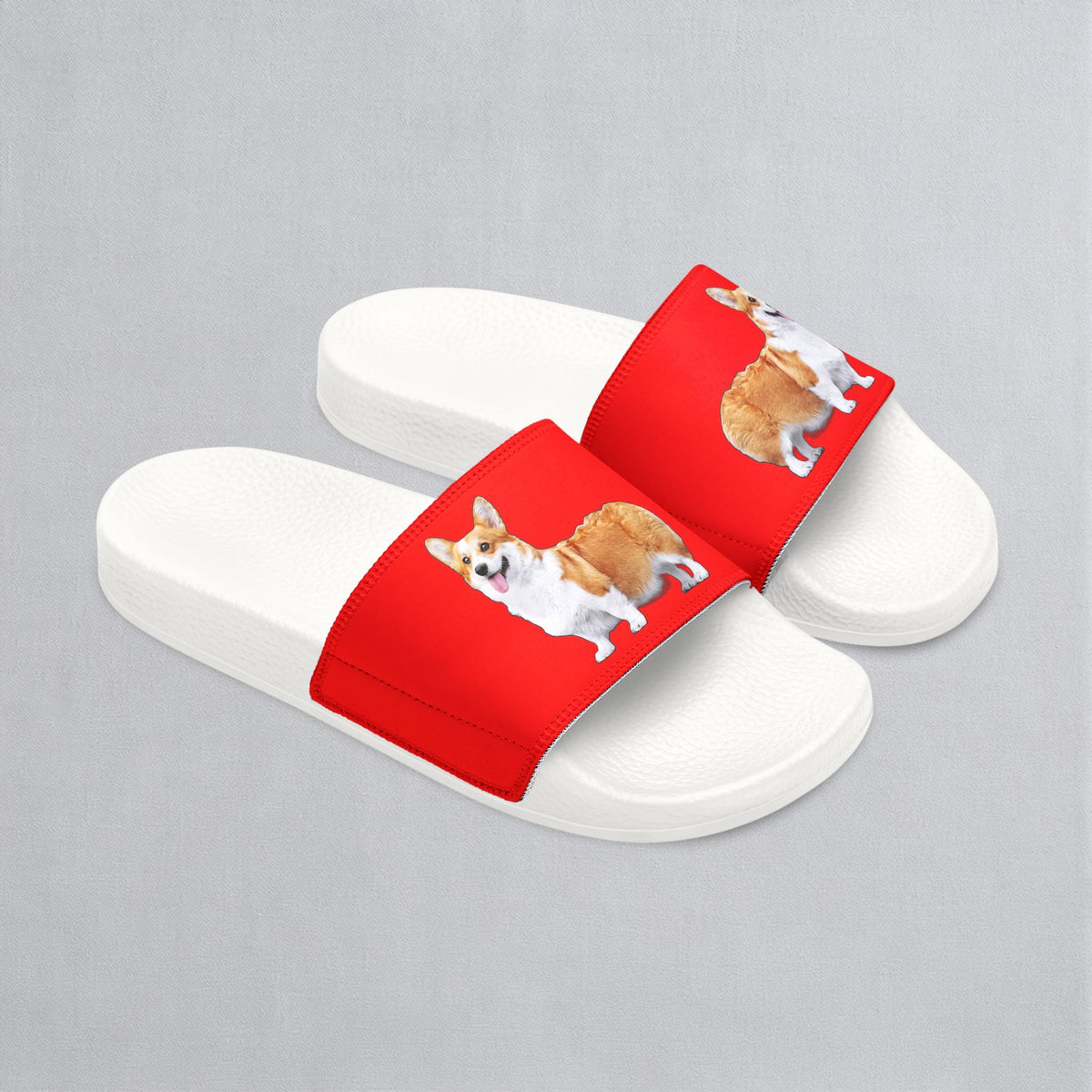 Best in Show Men's Casual Corgi Slide Sandals - Pool & Beach Slides