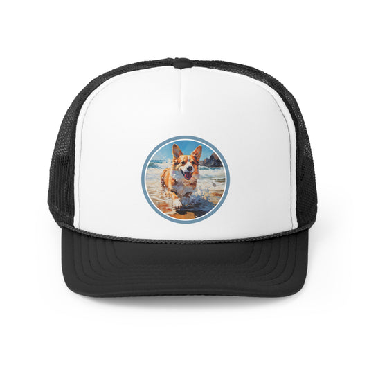 Coastal Corgi - Trucker Cap