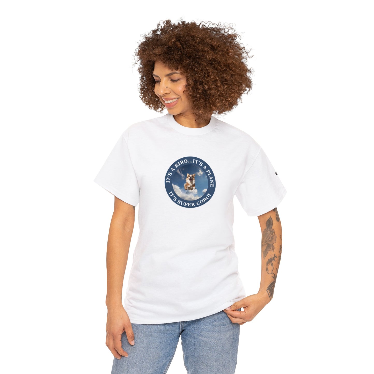 Super Corgi - Unisex Heavy Cotton Tee