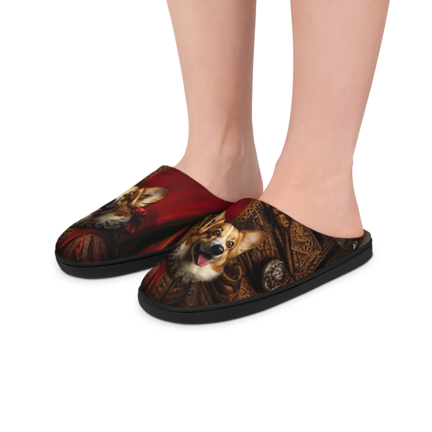 Renaissance Corgi Men's Slippers