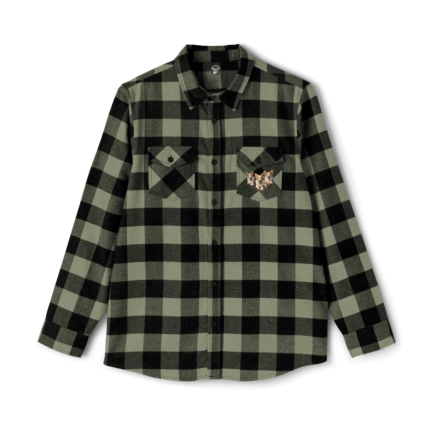 Corgi Enthusiasm - Flannel Shirt