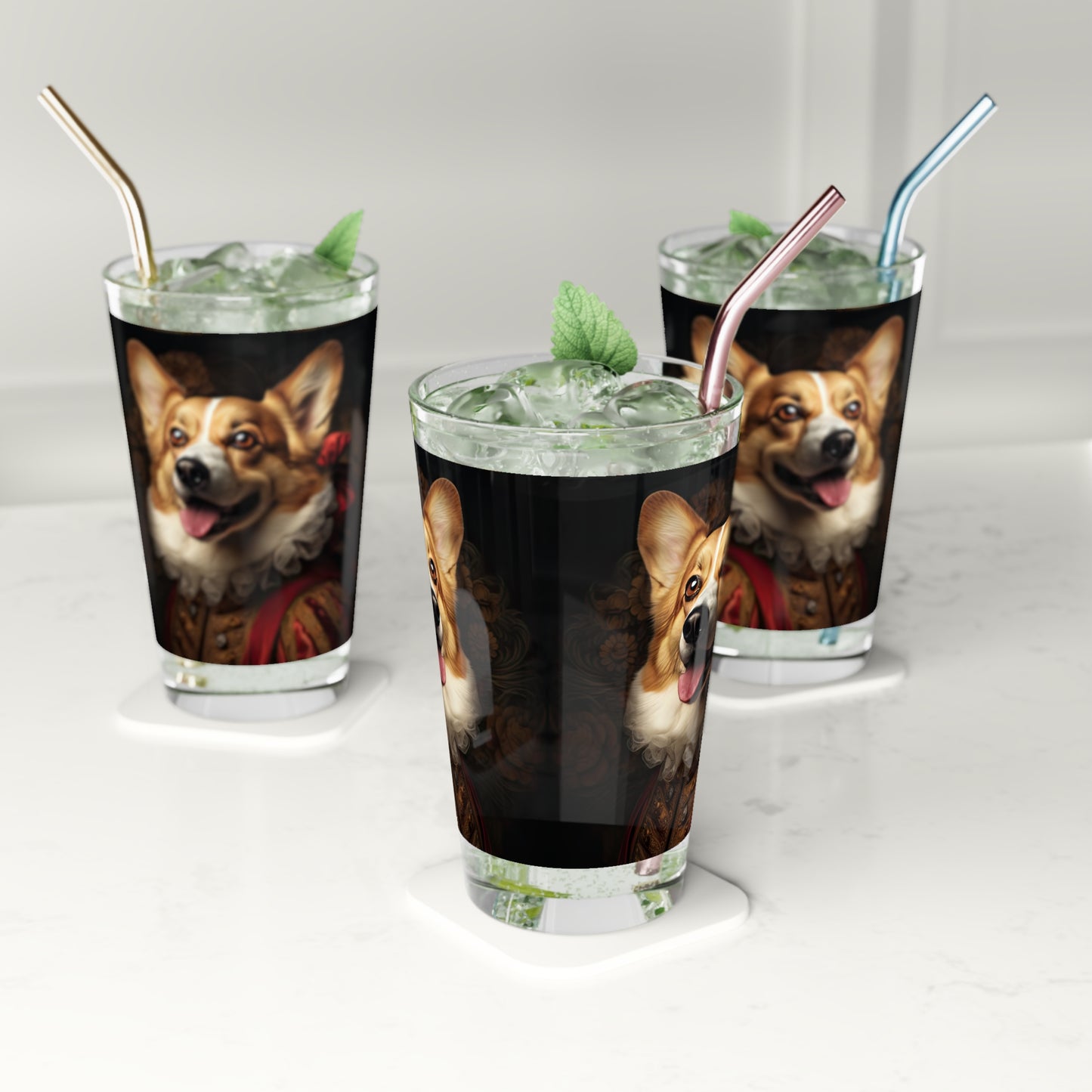 Renaissance Corgi - Pint Glass