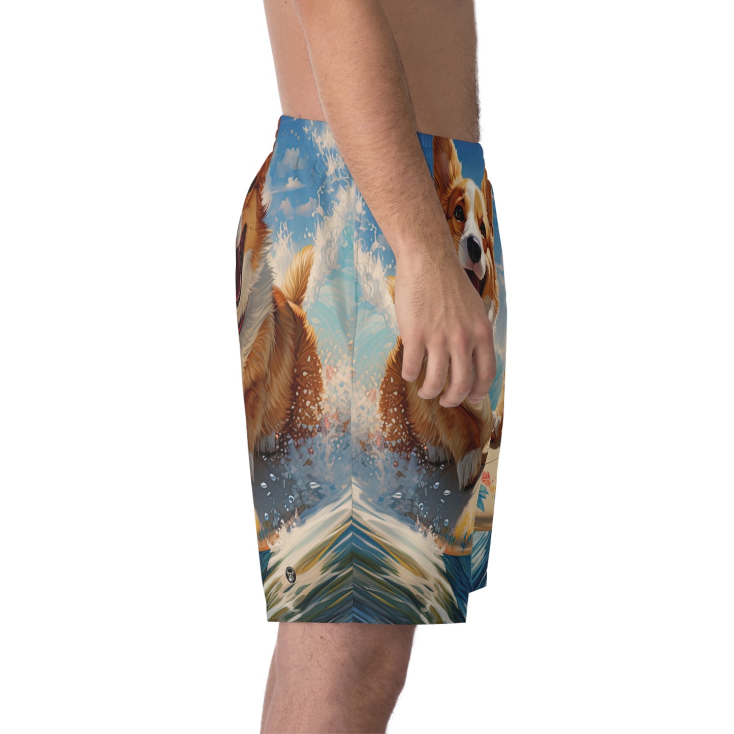 Cowabunga Corgi - Board Shorts