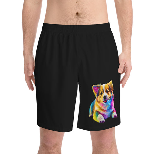 Colorful Corgi - Board Shorts