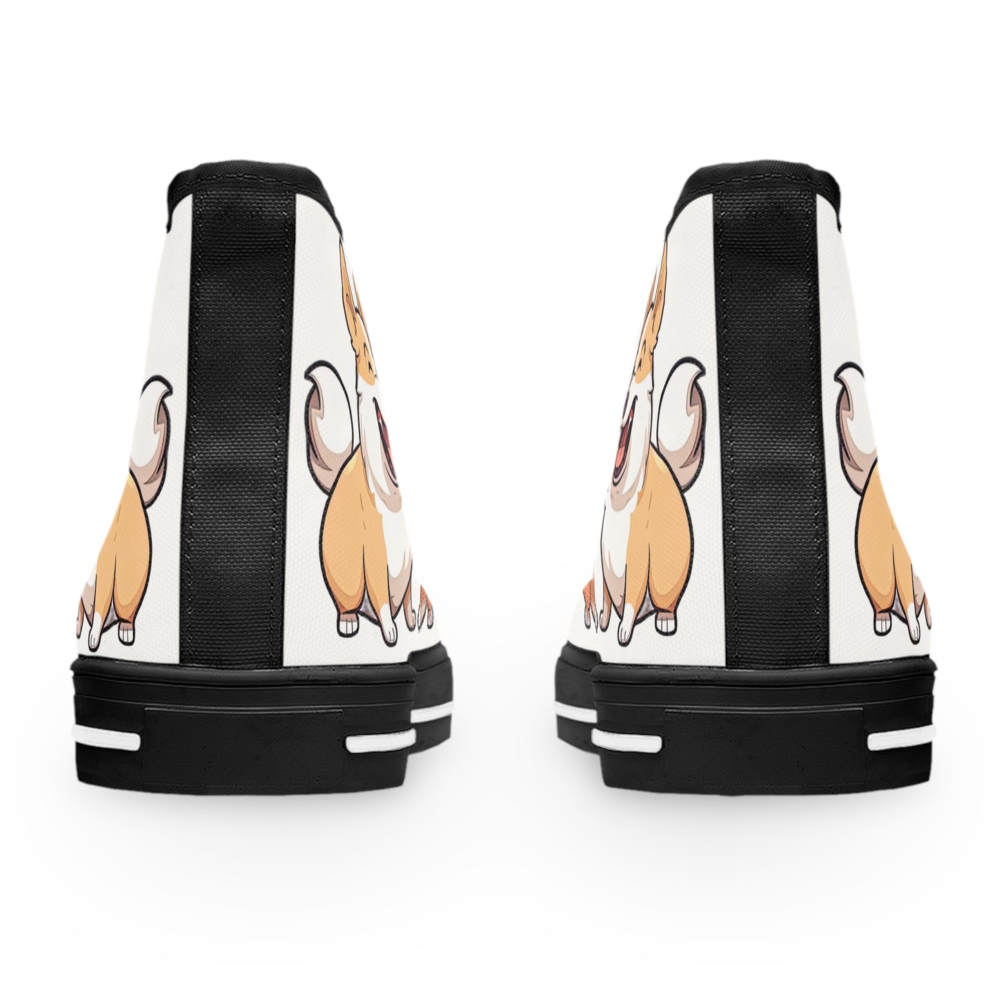 Corgi Couple - Women's High Top Sneakers