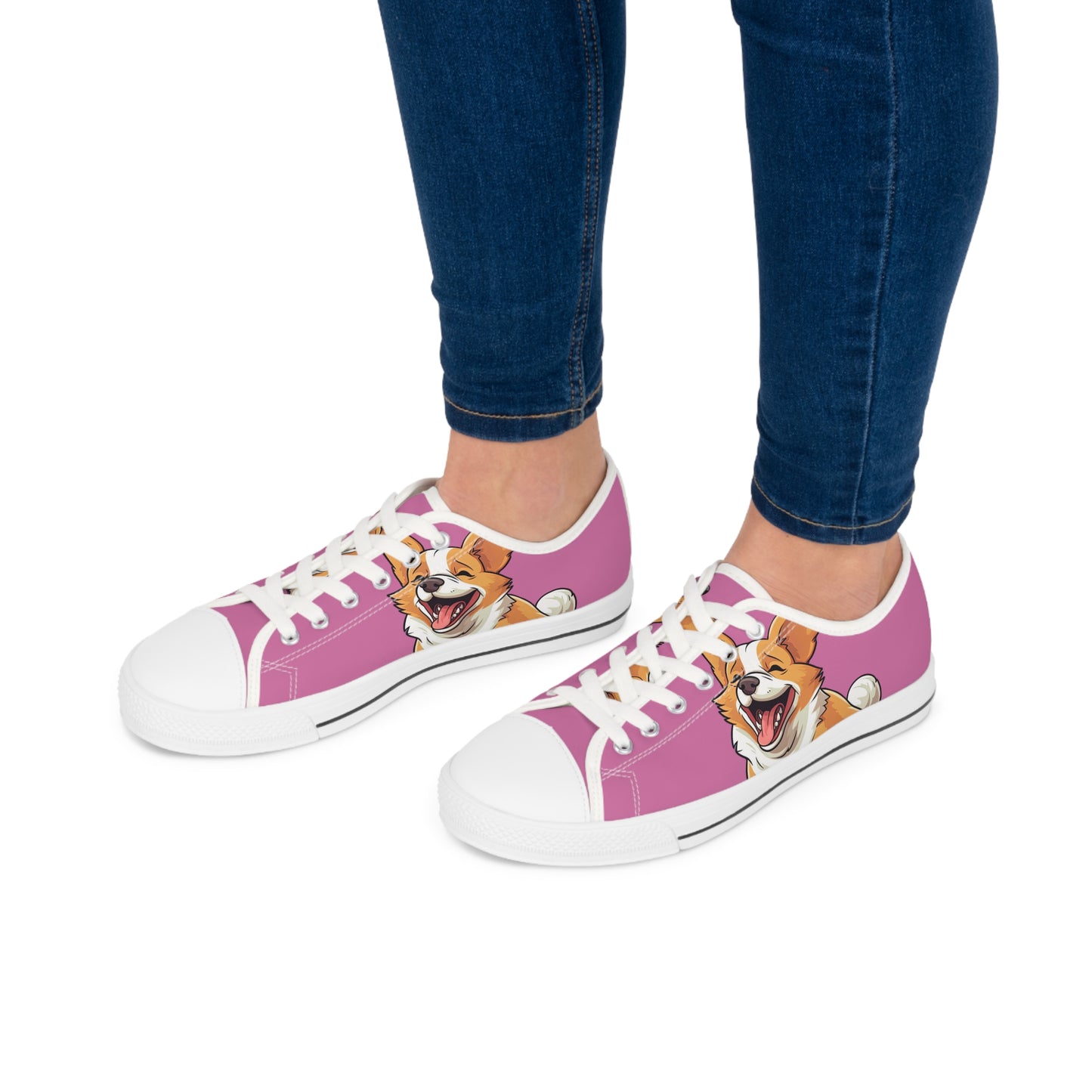 Jolly Jiggler Big Pink - Women's Low Top Sneakers