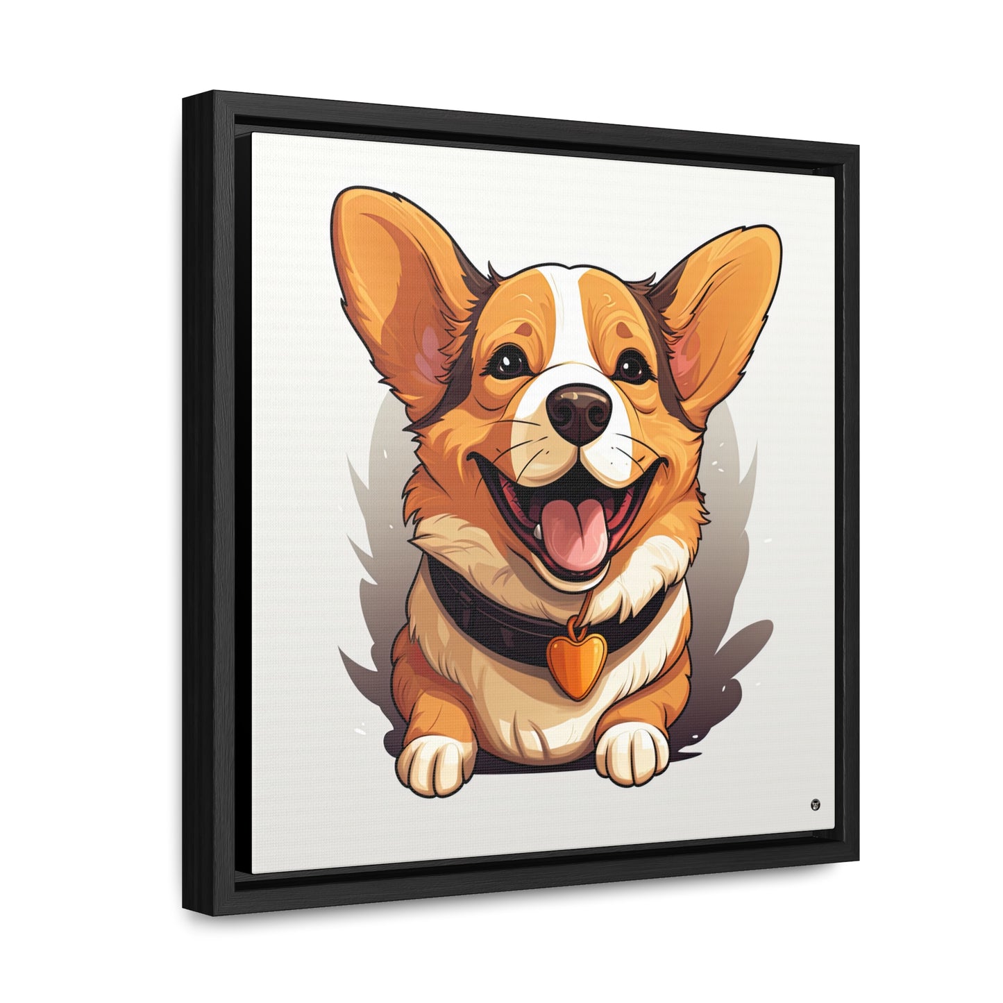 Puppy Love - Framed on Canvas