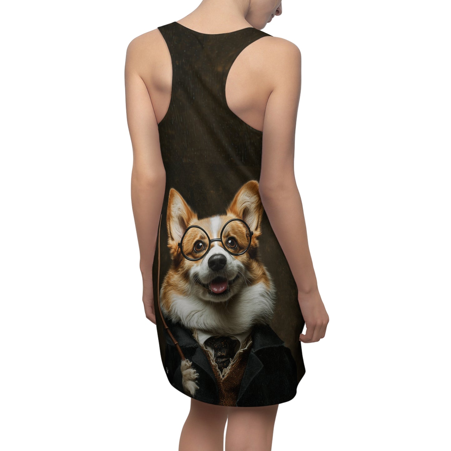 Corgi Potter Racerback