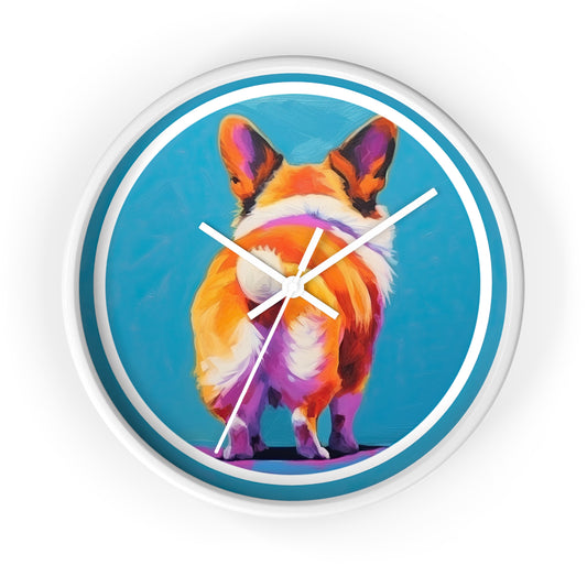Corgi Butt - Wall Clock