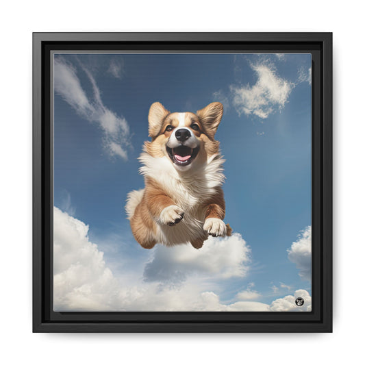 Super Corgi on Canvas