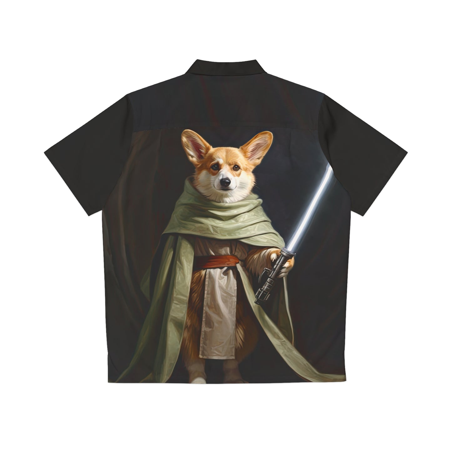 Jedi Corgi Hawaiian Shirt