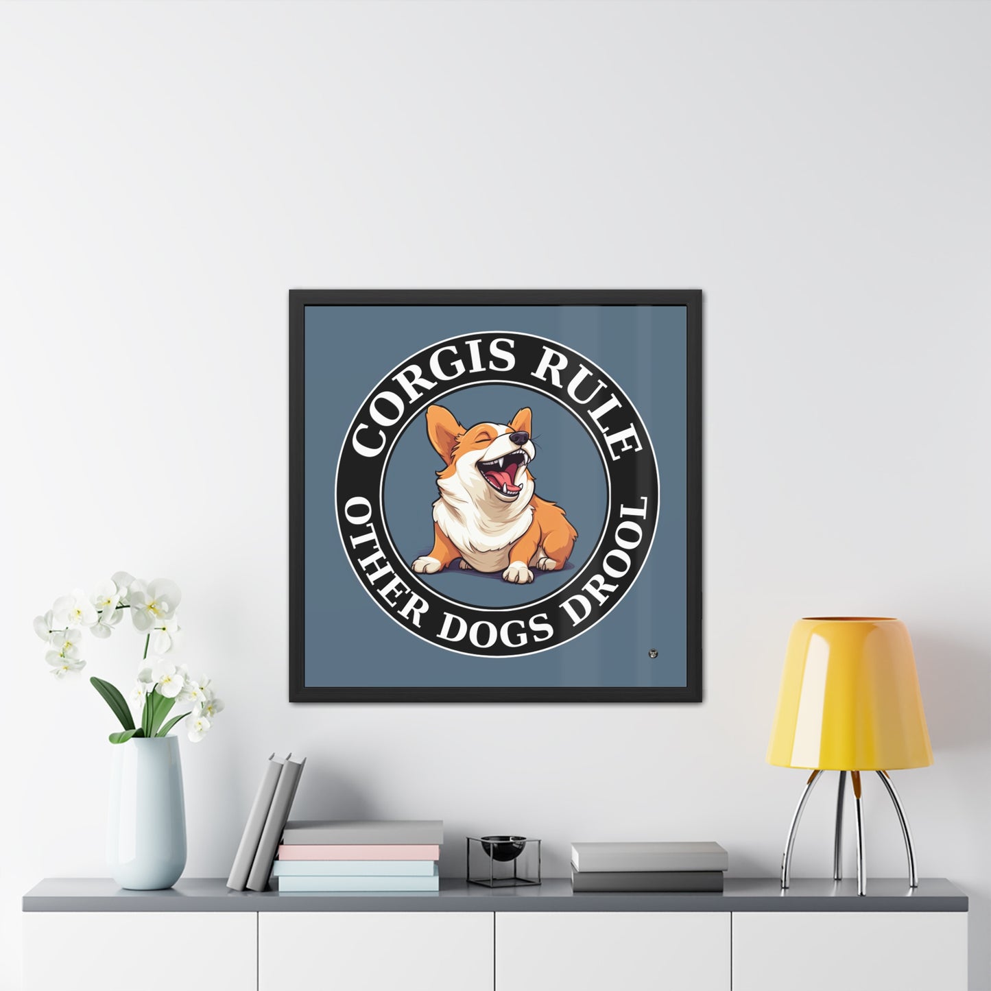 Corgis Rule...Other Dogs Drool - Framed Print