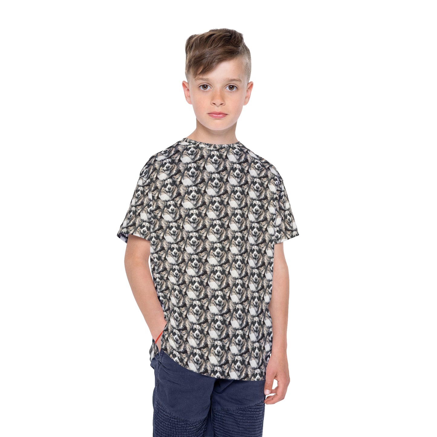 Corgi Cool Kid's Sports Tee