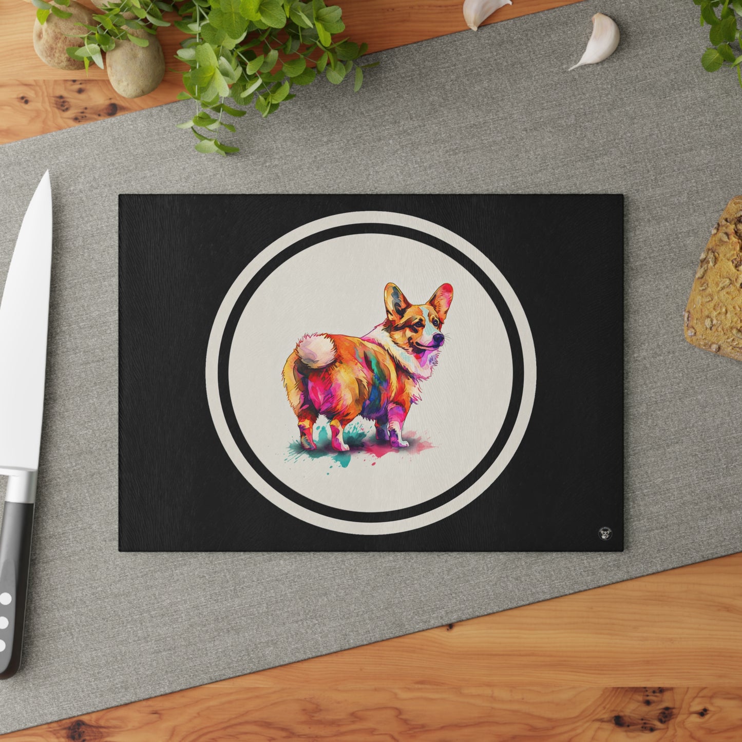The Observer - Glass Cutting Board