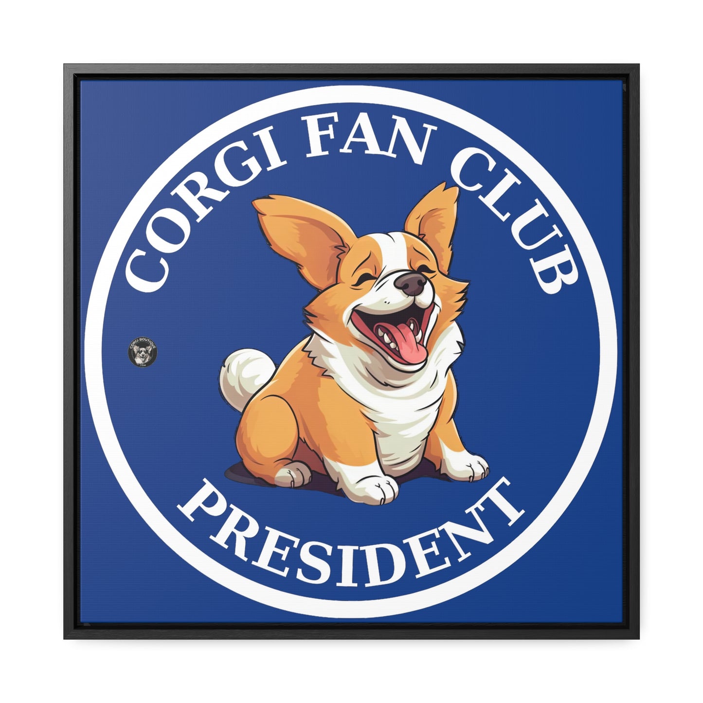 Fan Club President - Framed on Canvas