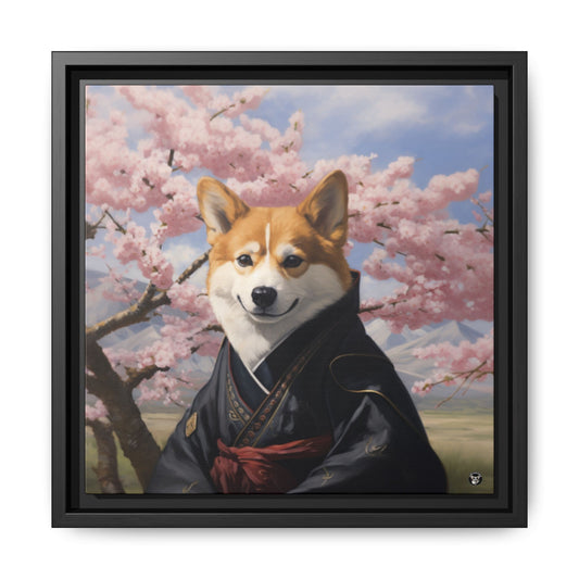 Ninja Corgi sur toile