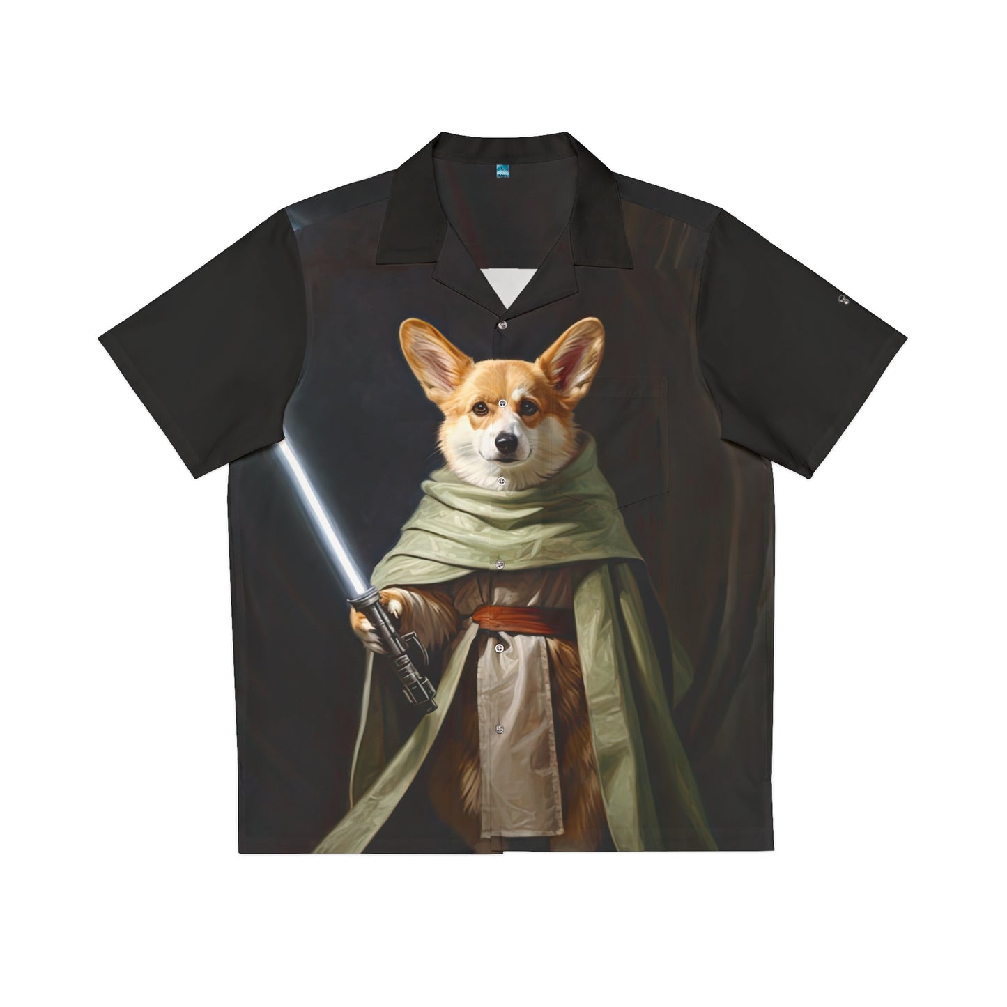 Jedi Corgi Hawaiian Shirt