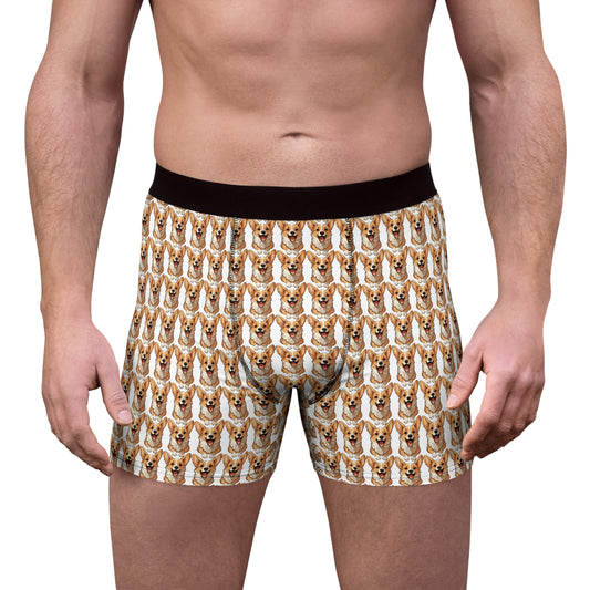 Corgi Cuteness Mosaic Boxer Briefs