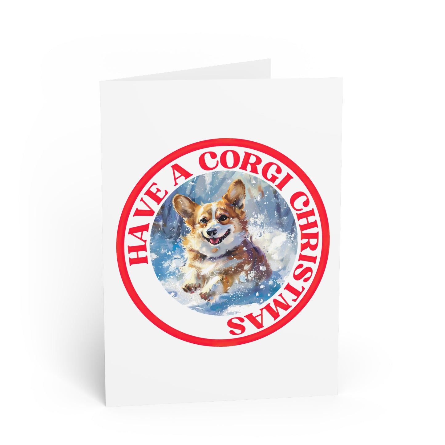 Corgi Christmas - Greeting Card