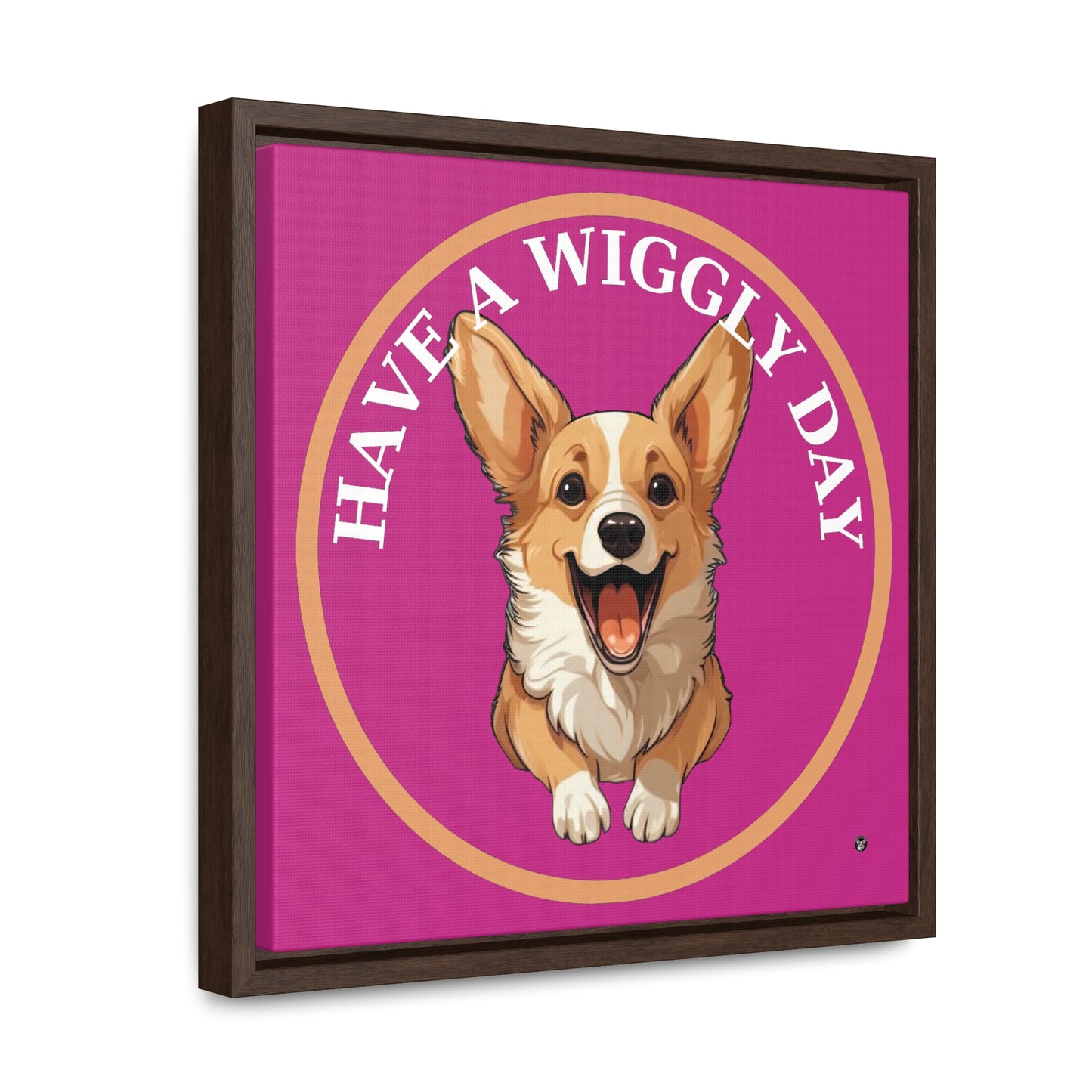 Have a Wiggly Day - Framed on Canvas