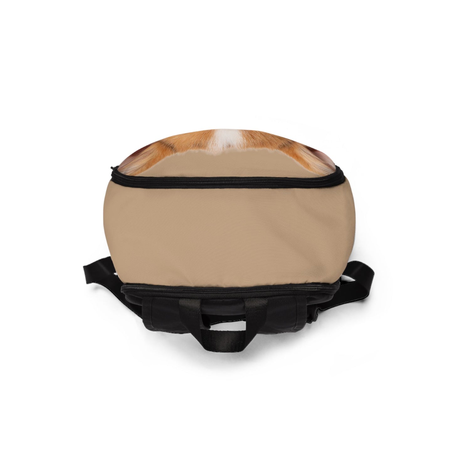 Delightfully Precious Corgi Puppy Backpack — Tan Corgi Rucksack