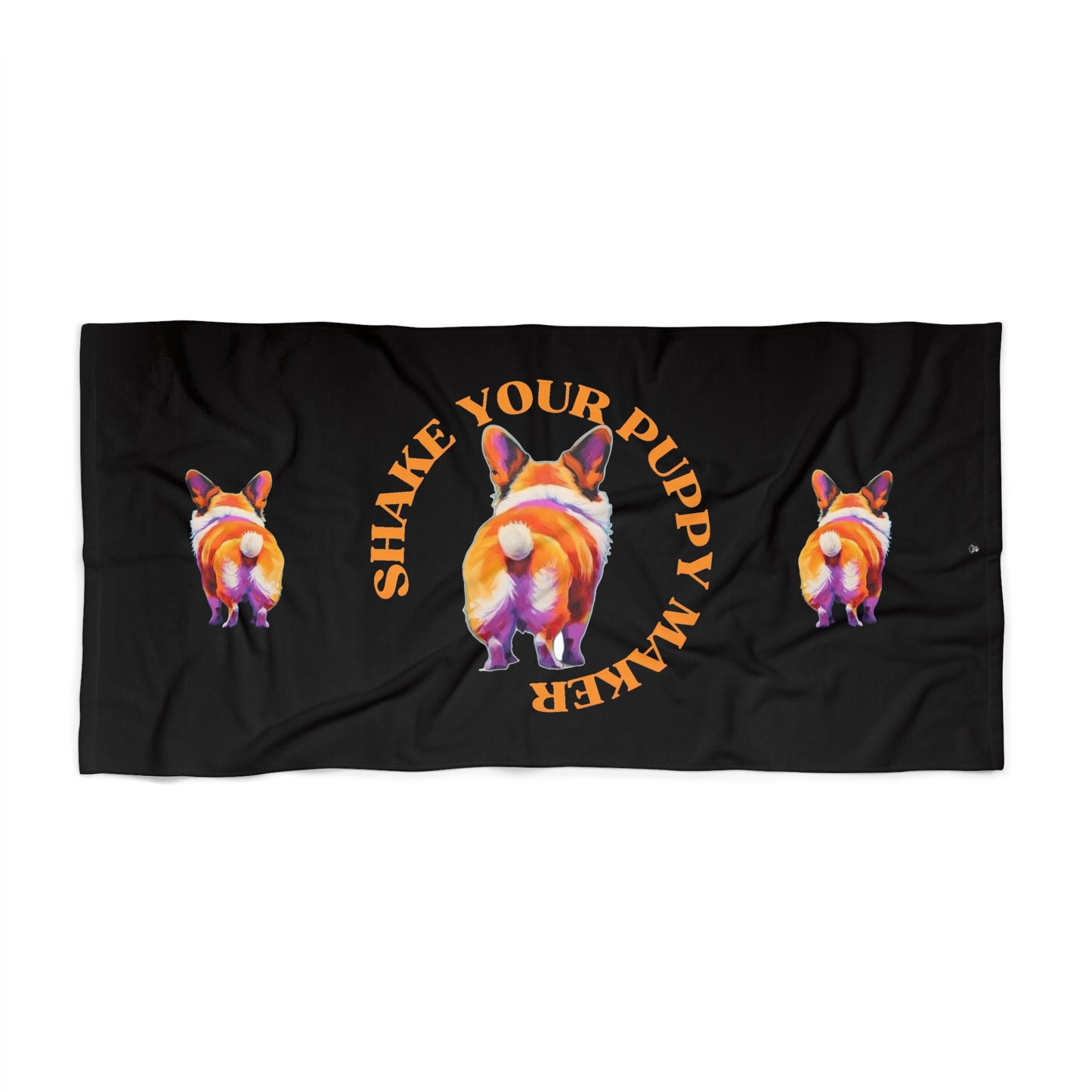 Shake Your Puppy Maker Beach Towel