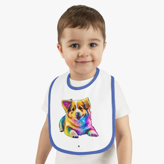 Colorful Corgi - Baby Bib