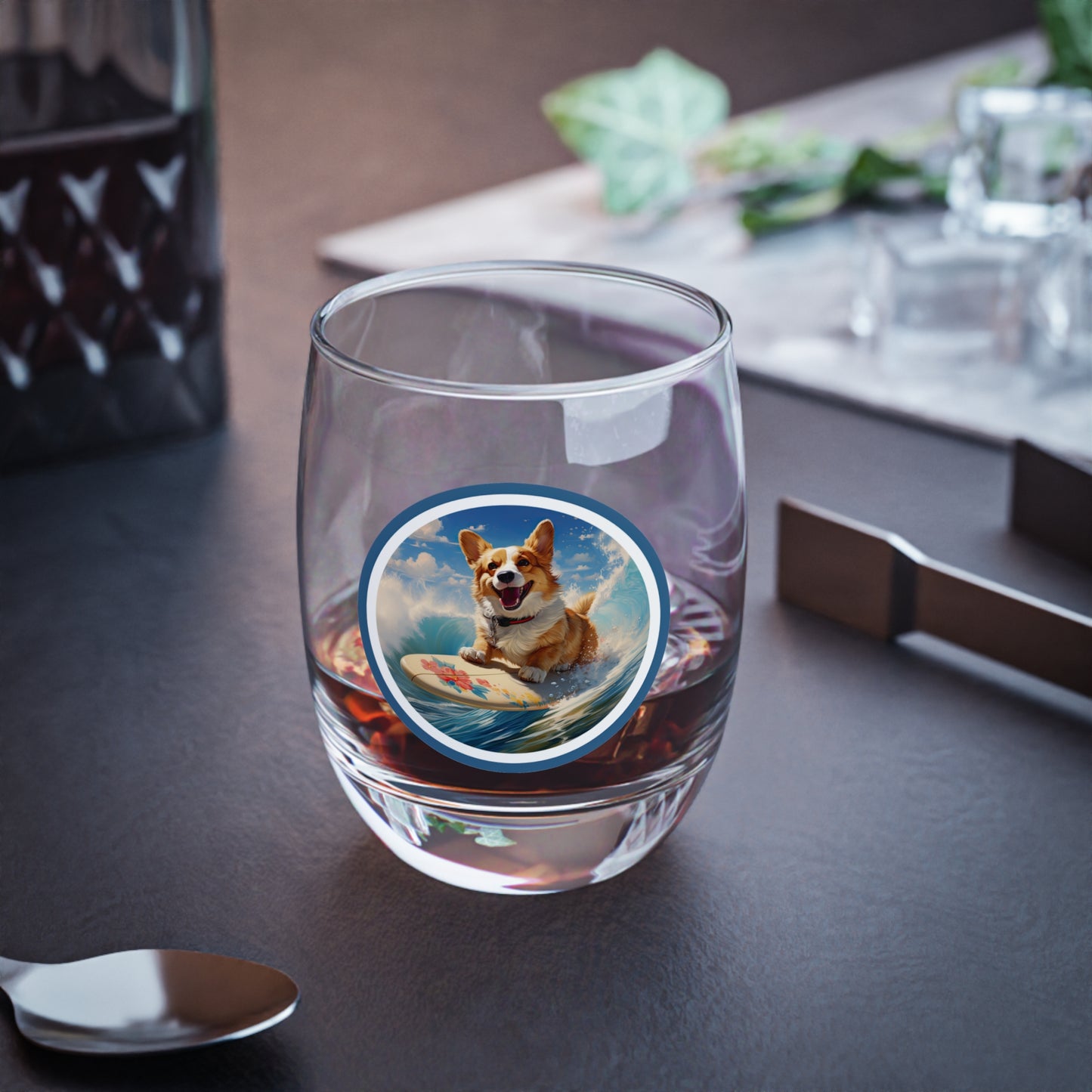 Cowabunga Corgi - Whiskey/Juice Glass