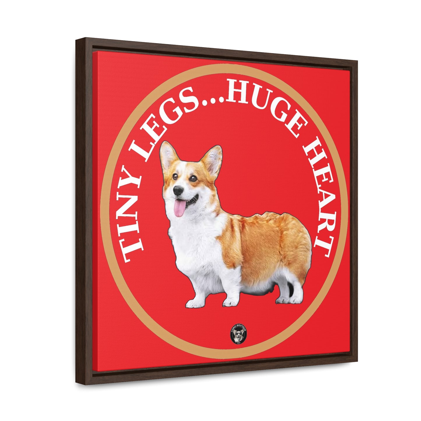 Tiny Legs...Huge Heart - Framed on Canvas