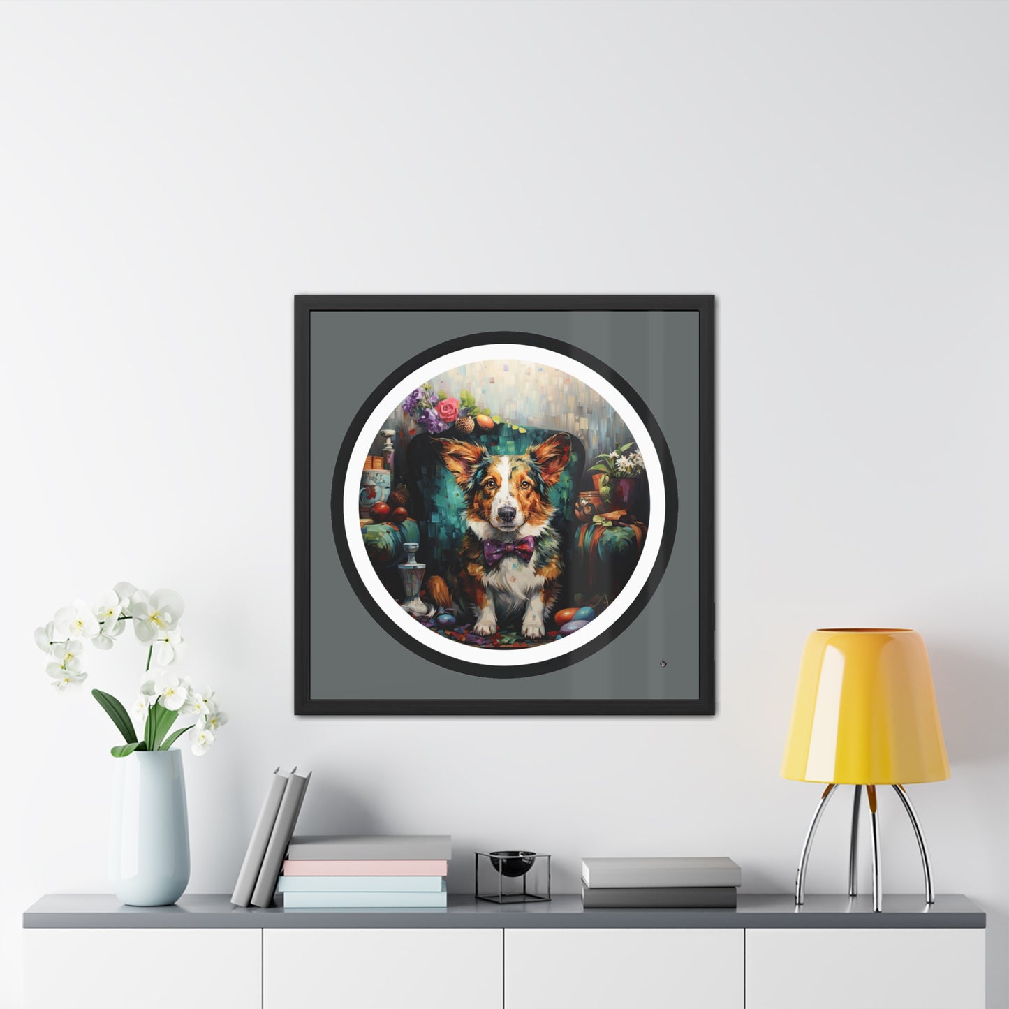 Formal Corgi - Framed Print
