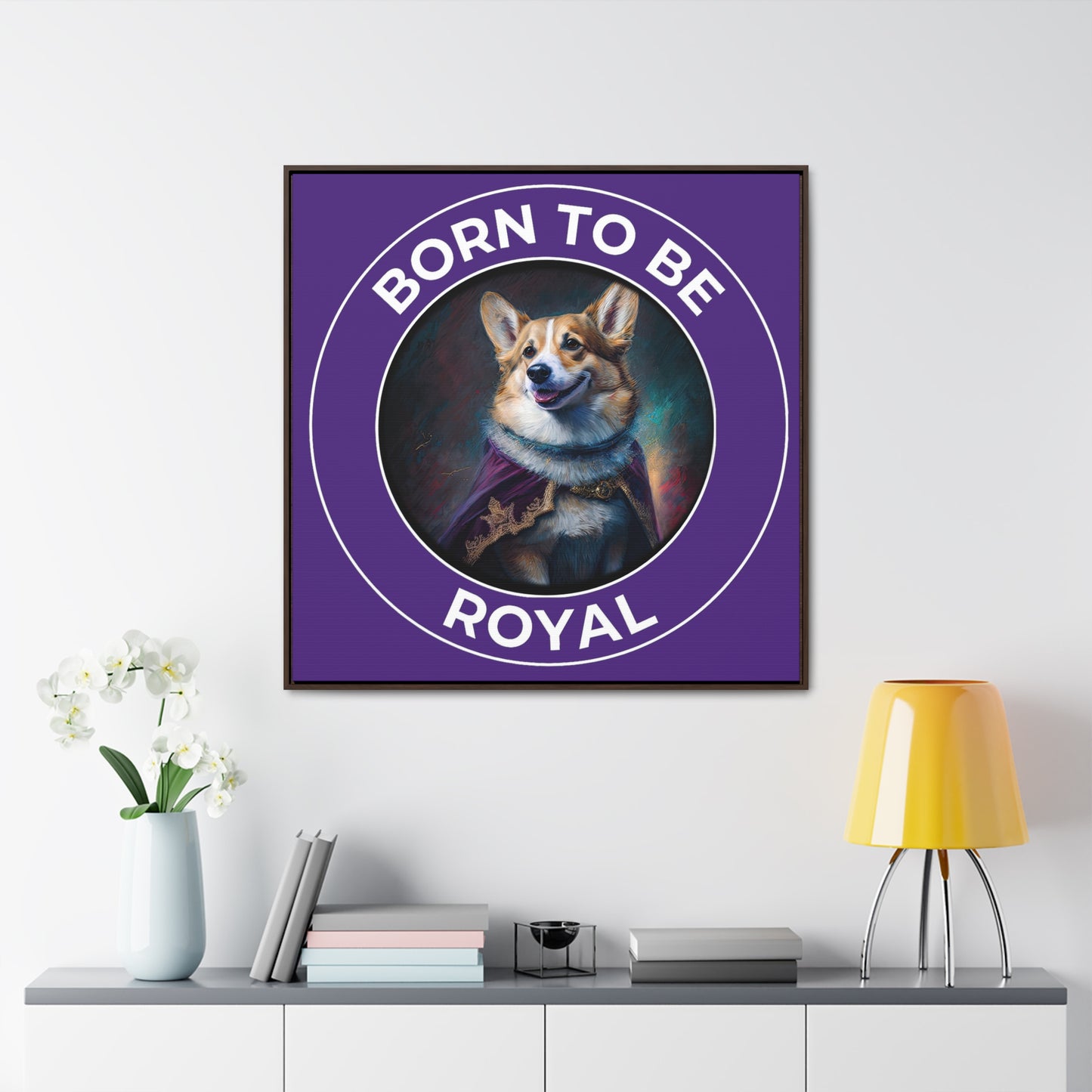 Born To Be Royal - Framed on Canvas
