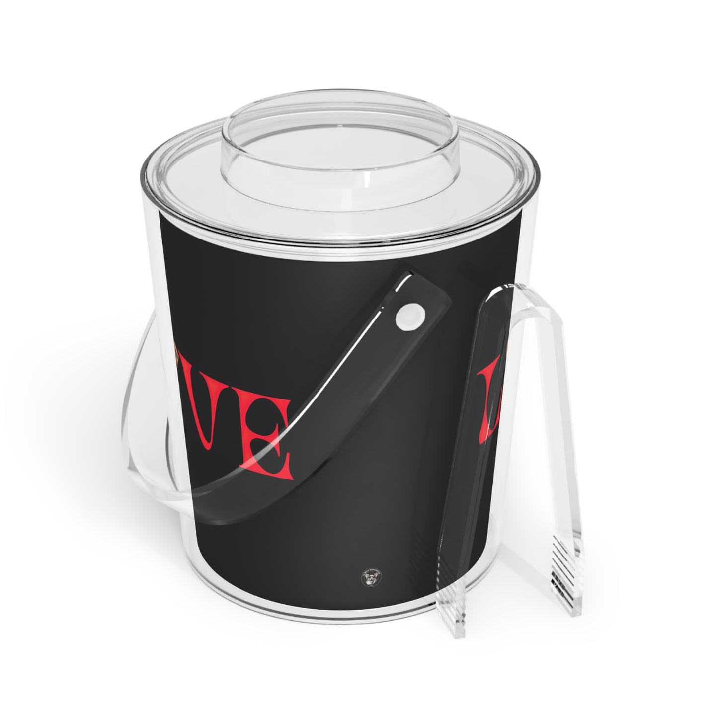 LOVE - Ice Bucket with Tongs