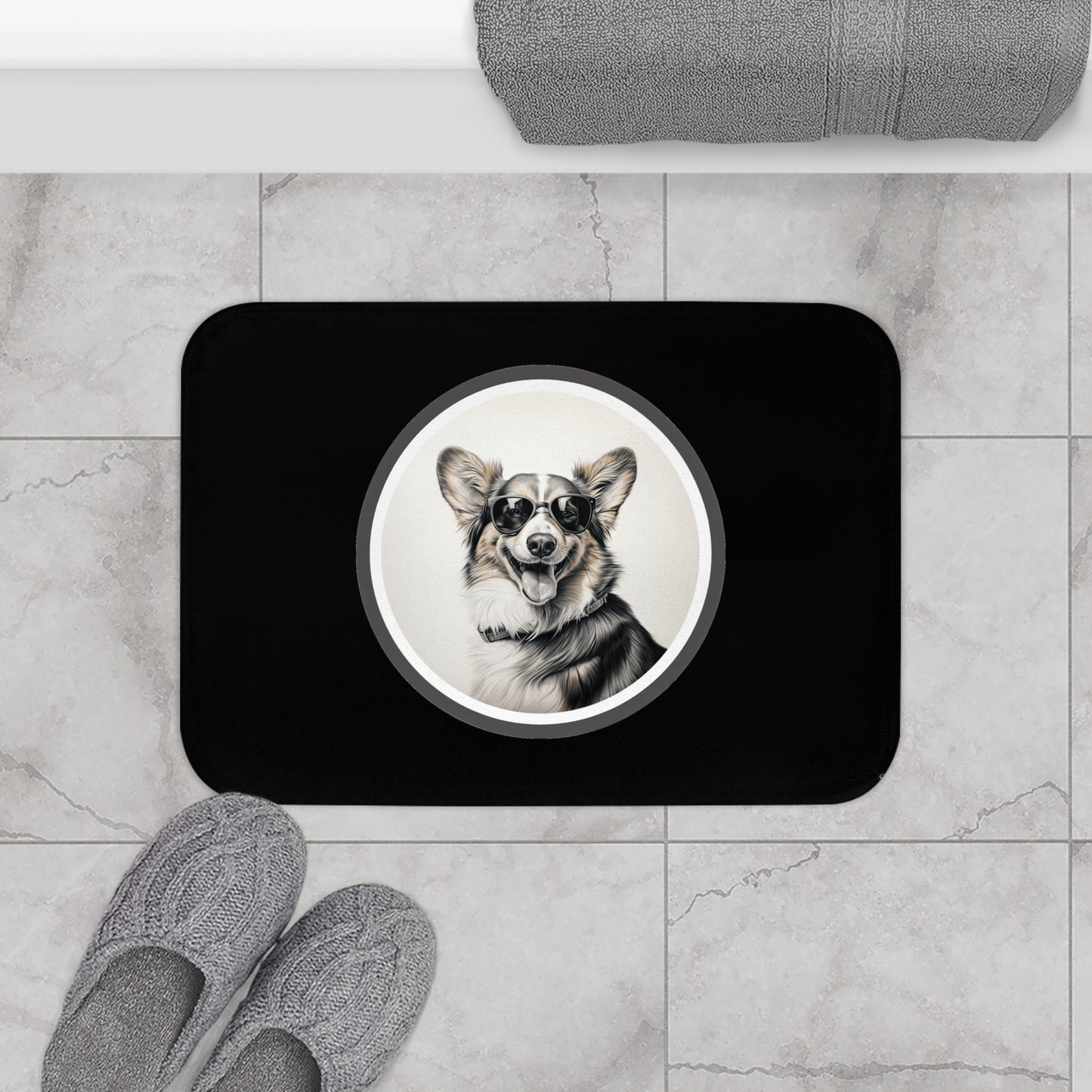 Corgi Cool - Bath Mat