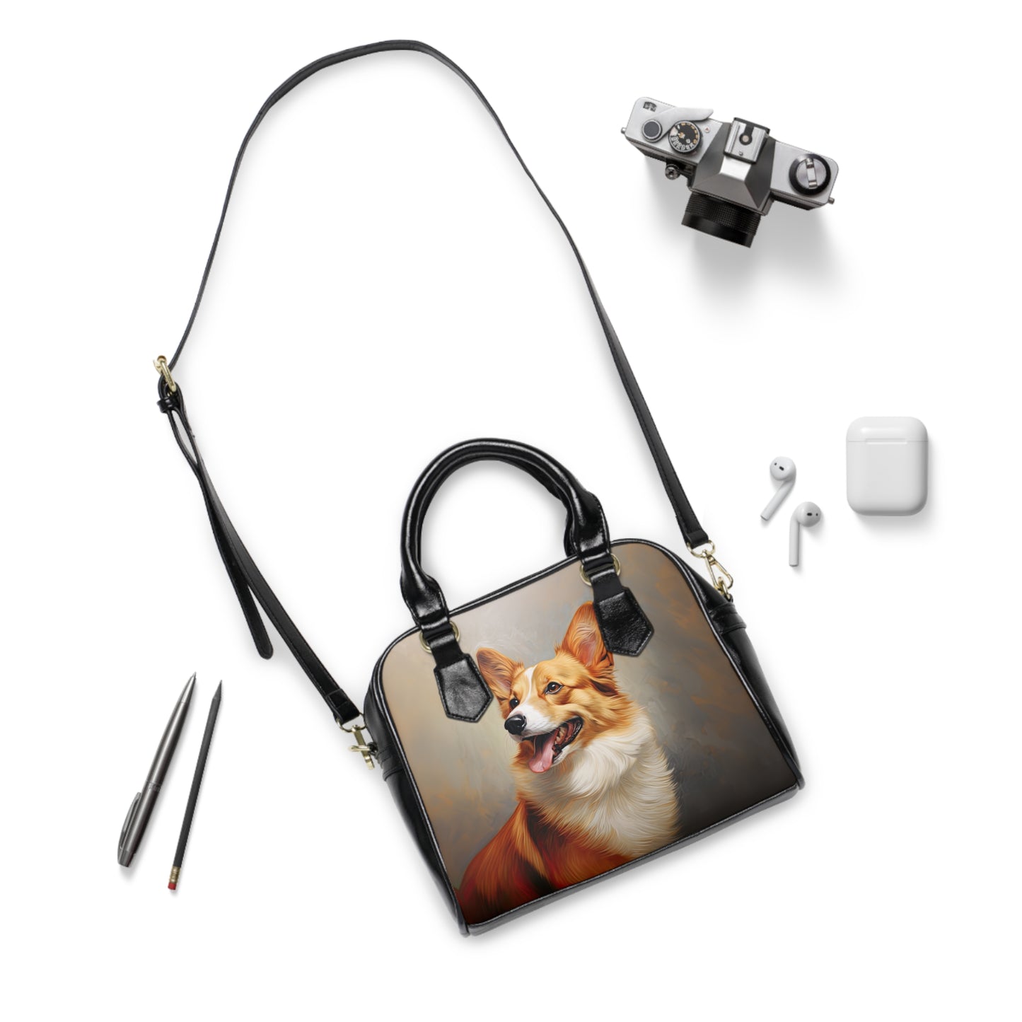 Pembroke Portrait - Handbag w/Removable Shoulder Strap