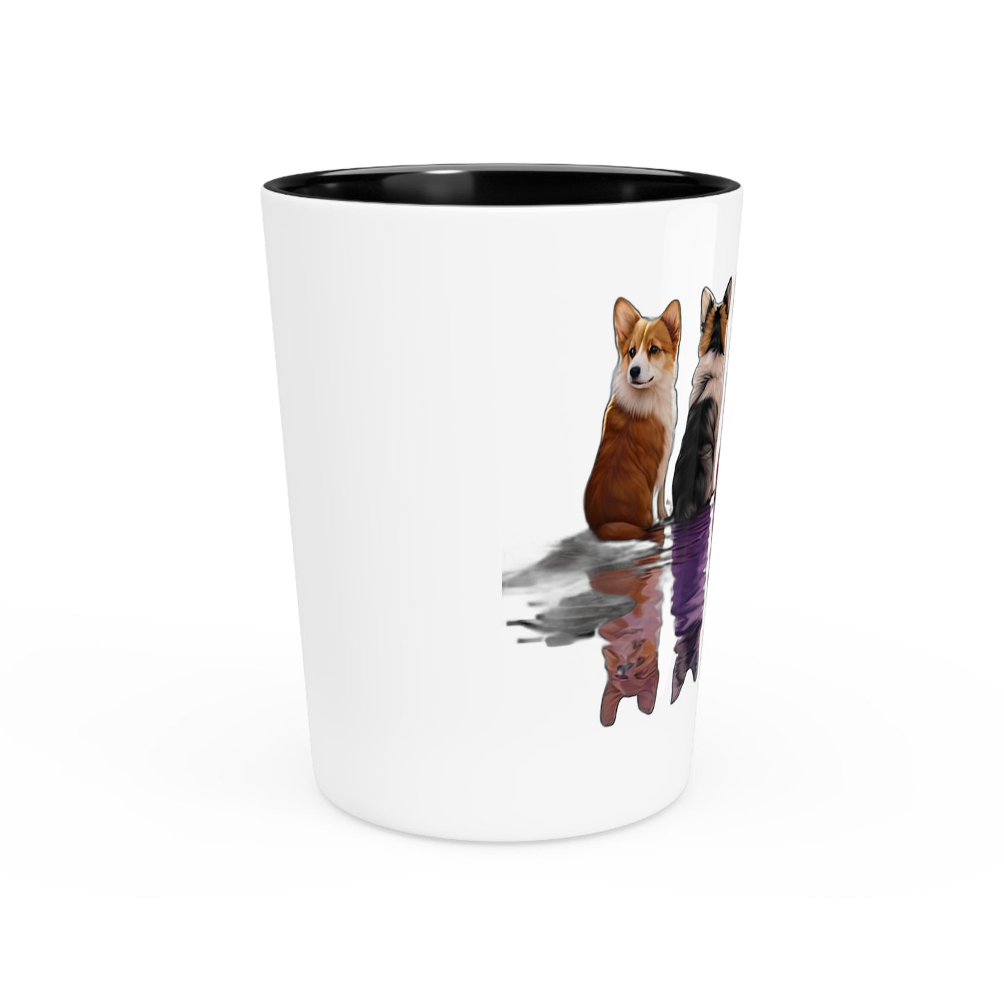 Corgi Reflection - Espresso/Shot Glass